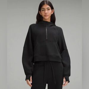Lululemon Scuba Oversized Half-Zip Hoodie Black